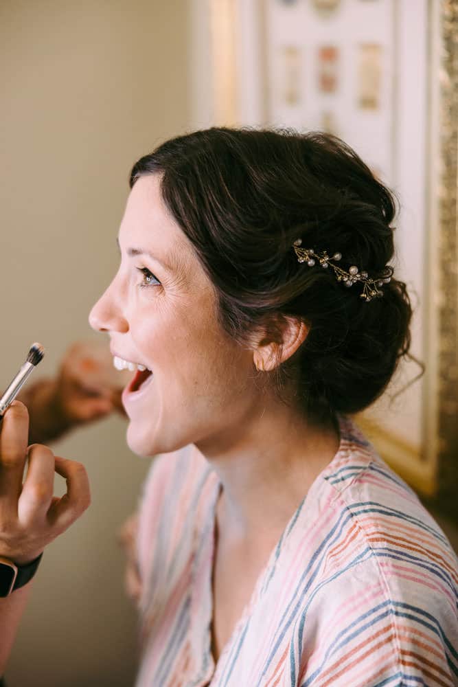 Bridal makeup at Naples Hotel